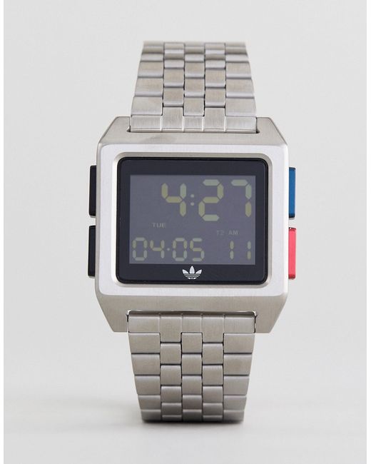 Adidas Z01 Archive Digital Bracelet Watch In