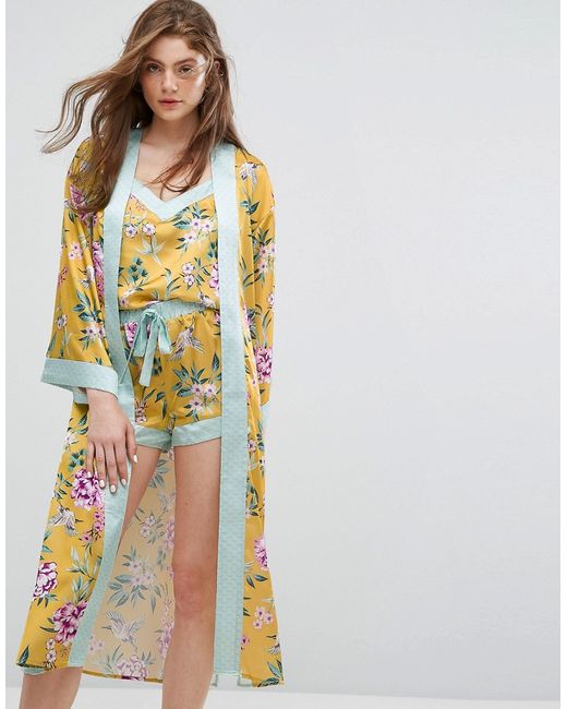 New Look Satin Pajama Robe