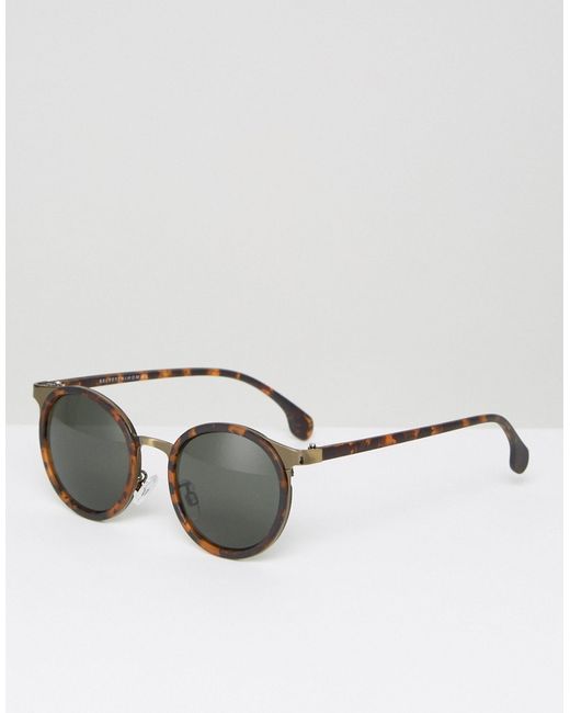 Selected Homme Round Sunglasses