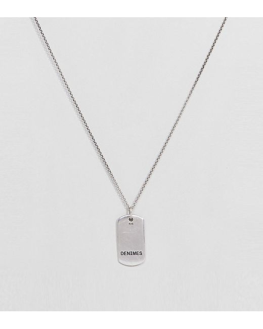 Serge DeNimes Dogtag Necklace In Solid