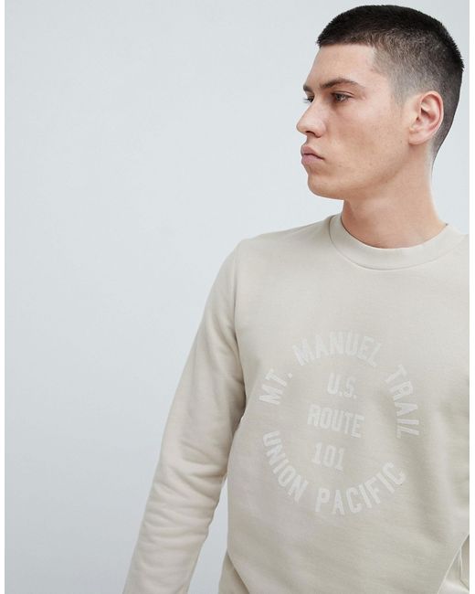 Selected Homme Sweatshirt With Graphic Print