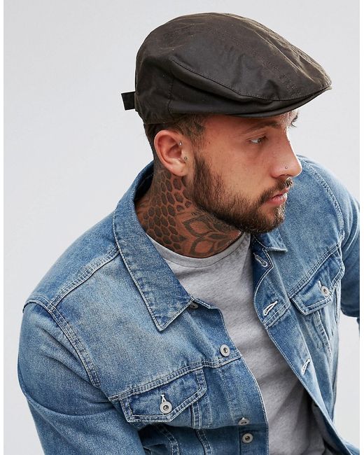 New Look Flat Cap In Washed