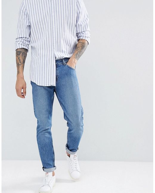 Weekday Sunday Mint Tapered Jeans