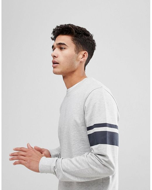 Only & Sons Sweatshirt With Arm Stripe