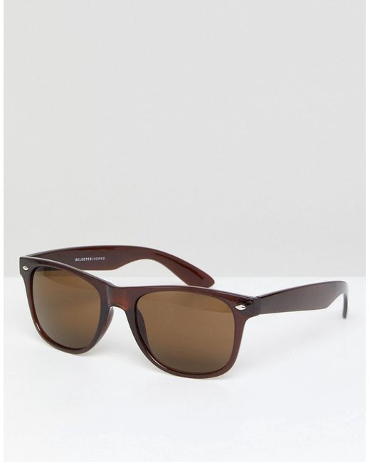 Selected Homme Square Sunglasses