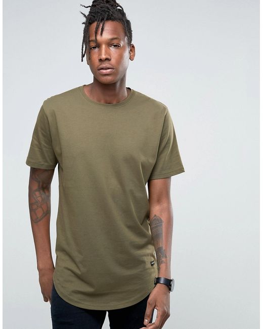 Only & Sons Longline T-Shirt with Curved Hem