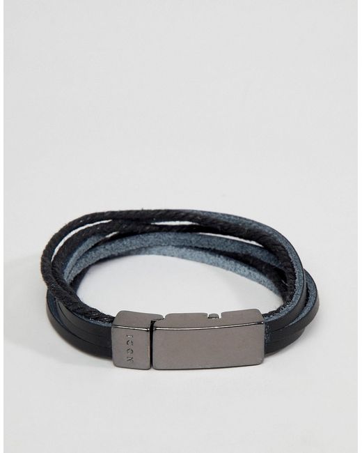 Icon Brand leather bracelet