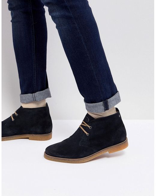Base London Perry Suede Desert Boots in