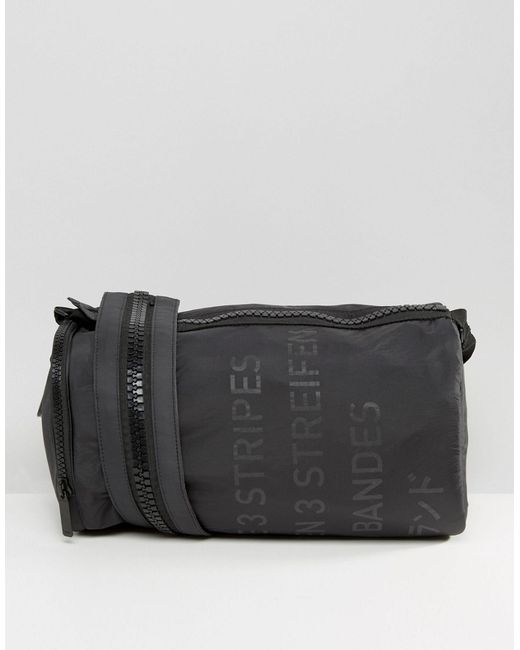 Adidas Originals 3 Stripes Duffle Bag With Chunky Zip Strap
