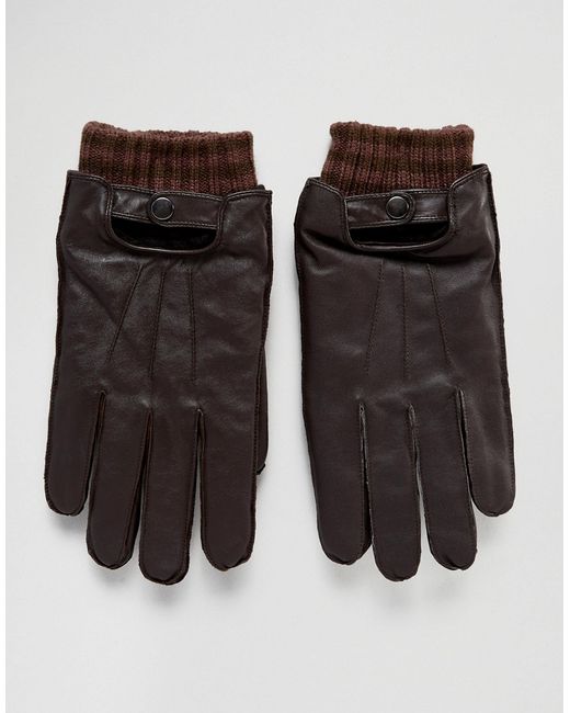 Boardmans Cuff Leather Gloves