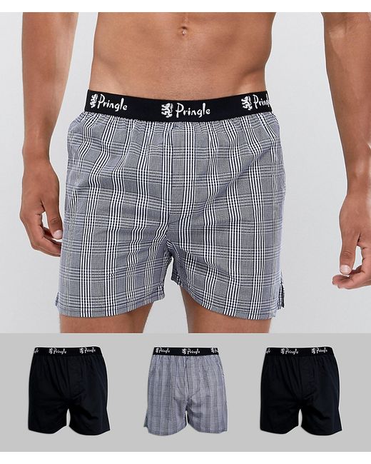 Pringle woven boxers 3 pack
