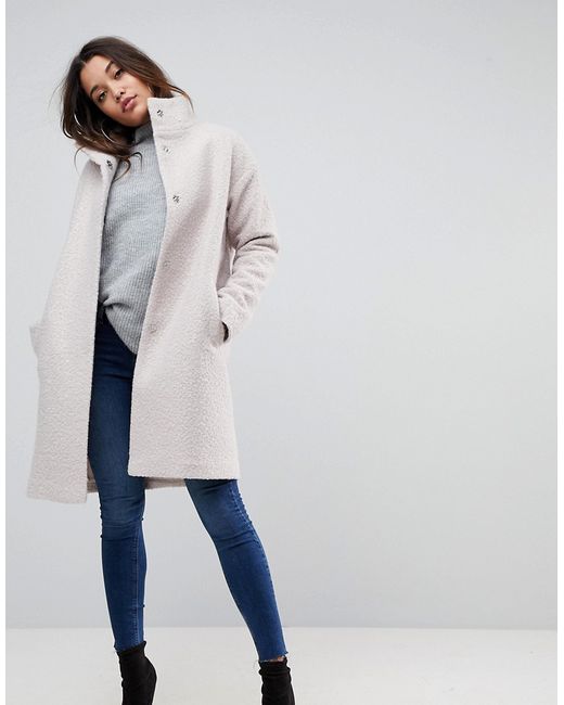 Asos Oversized Coat with Funnel Neck