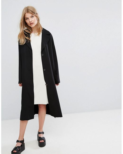 Weekday Oversize Belted Trench Coat