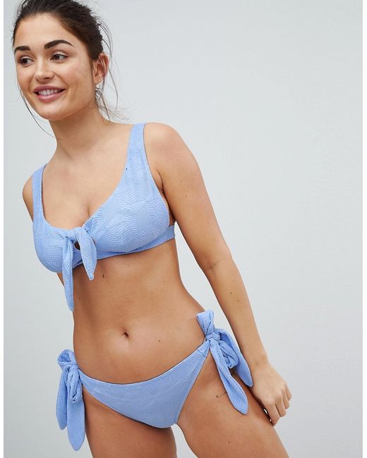 Asos FULLER BUST Mix and Match Crochet Supportive Triangle Bikini Top