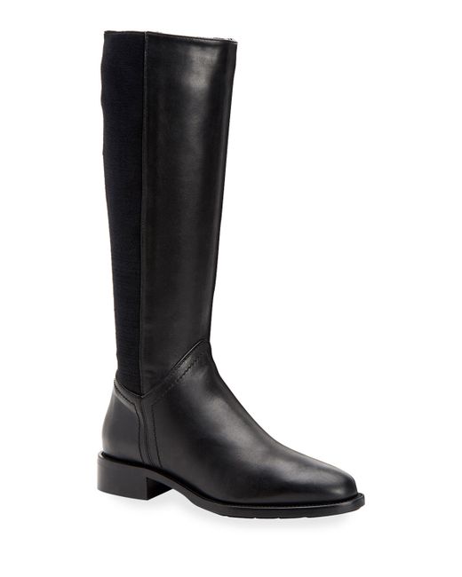 Aquatalia Nia Leather/Cashmere Knee Boots