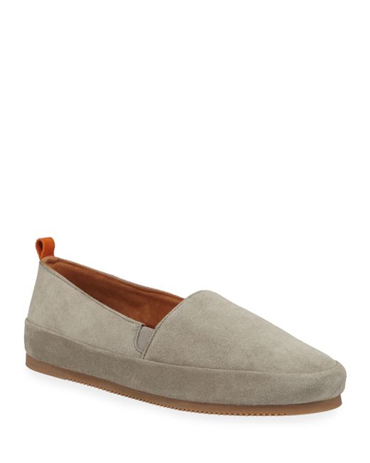 Mulo Suede Slippers w Shearling Lining