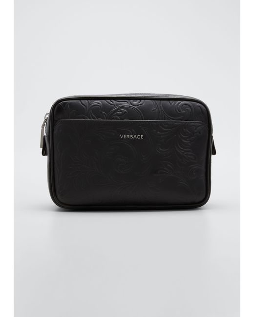 Versace Leather Barocco Belt Bag