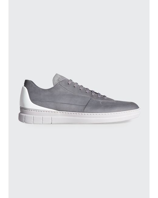 Dunhill Radial Spoiler Low-Top Leather Sneakers