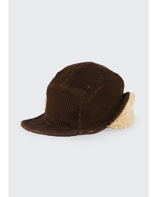 Cableami Corduroy Cap with Ear Flaps