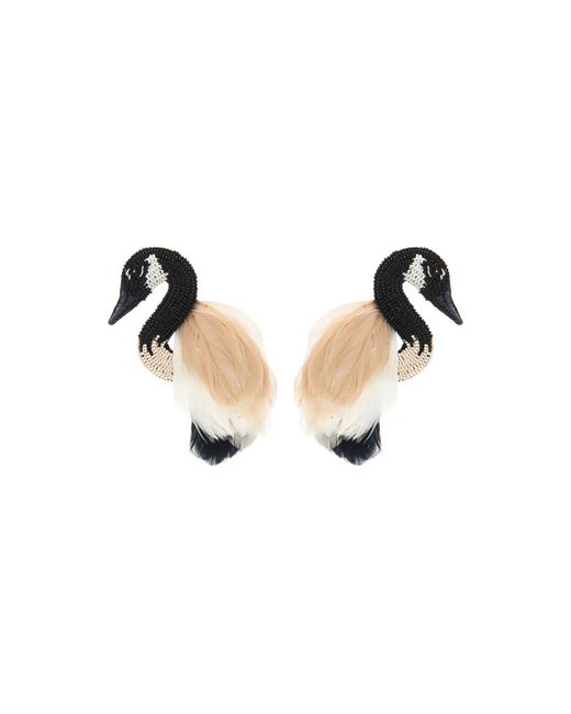 Mignonne Gavigan Swan Earrings