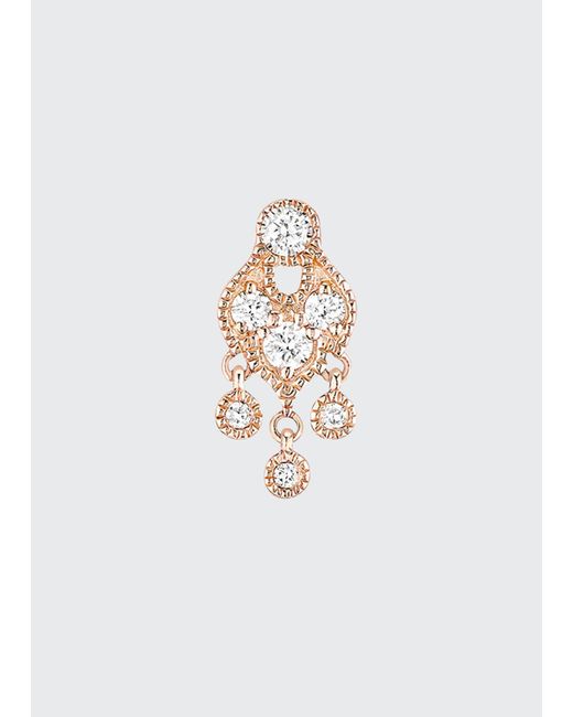 Stone Paris Sultane Diamond Cluster Fringe Earring Single