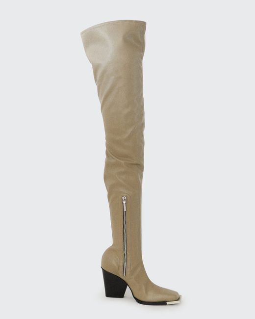 Peter Do Vaiora Slouchy Thigh-High Leather Boots
