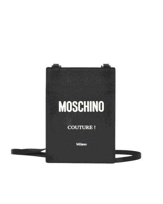 Moschino Logo Card Case Lanyard