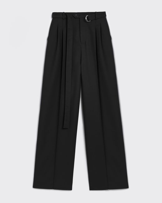 Peter Do Signature Belted Tailored Wool Pants