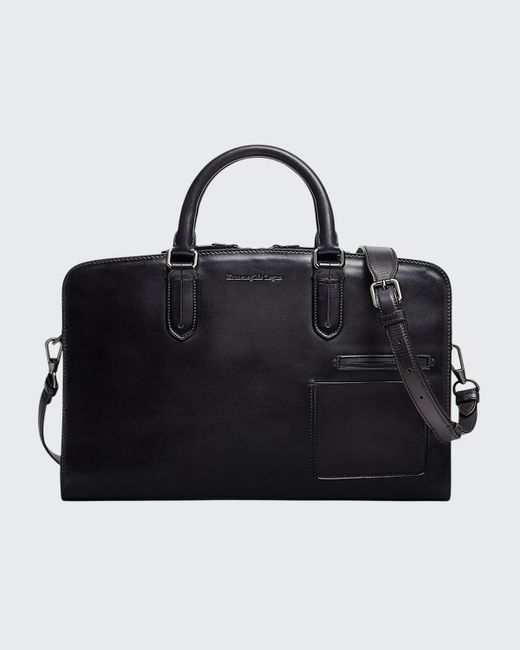 Ermenegildo Zegna Blazer Leather Slim Briefcase