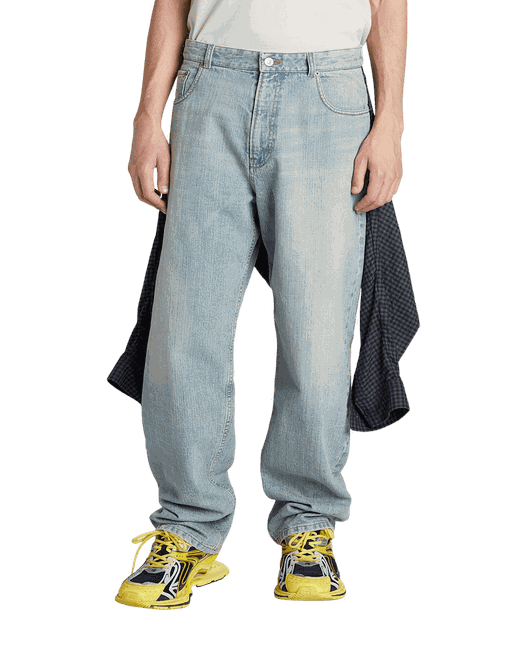Balenciaga Relaxed Jeans with Attached Shirt