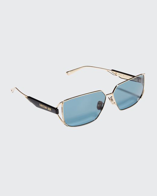 Dior ArchiDior 61mm Cutout Square Metal Sunglasses