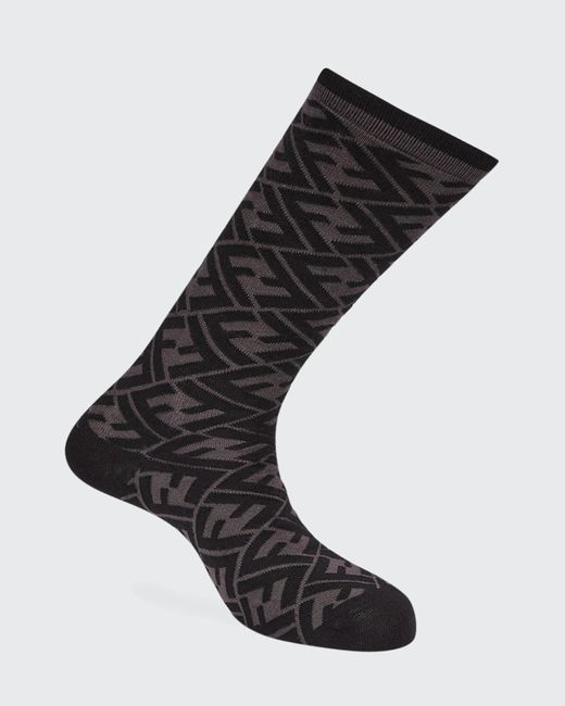 Fendi FF Mid-Calf Socks