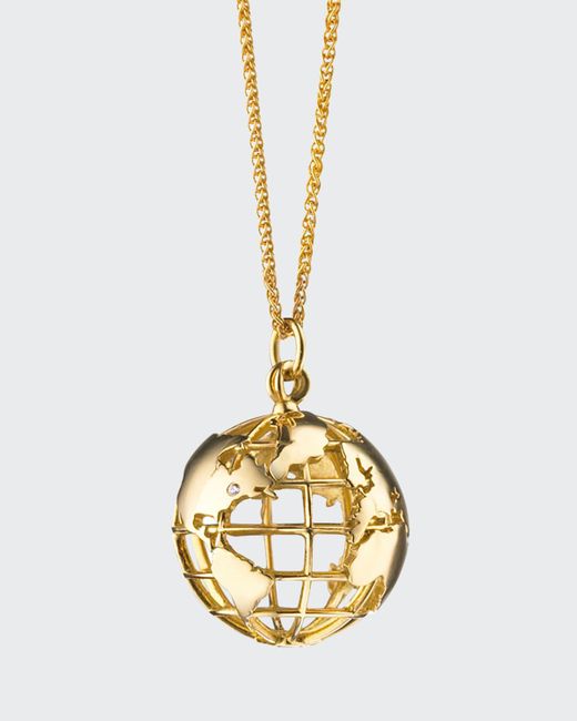 Monica Rich Kosann 18k Gold My Earth Necklace