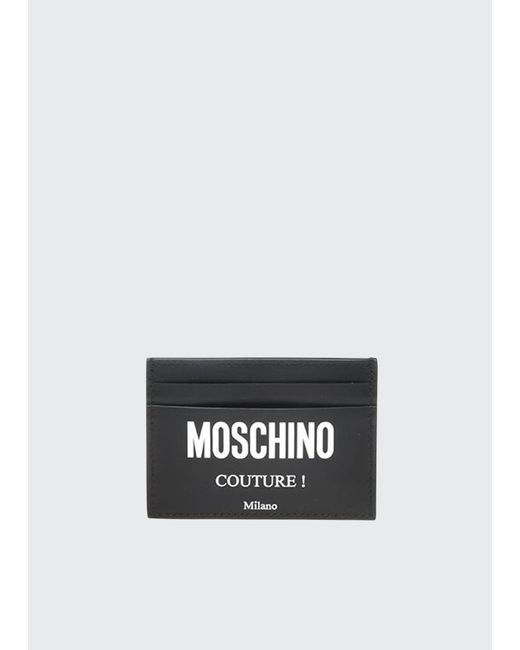 Moschino Logo-Print Card Case