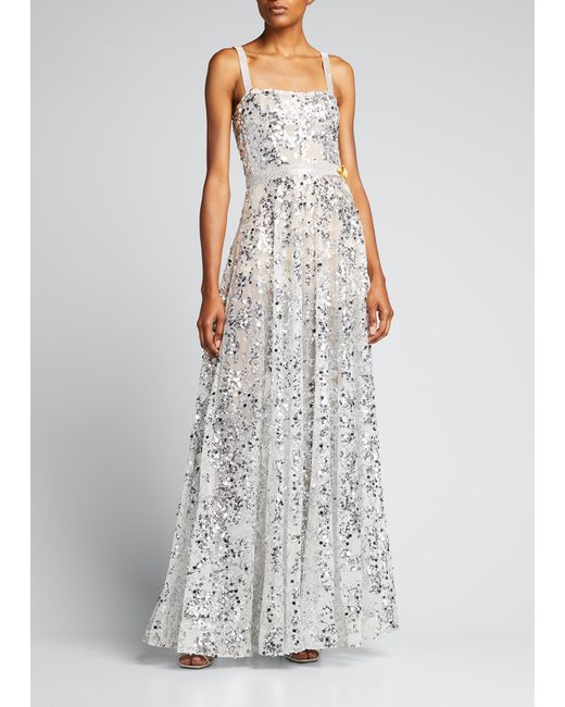Bronx and Banco Midnight Sequin Gown