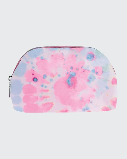 Iscream Girls Swirl Tie-Dye Oval Cosmetic Bag