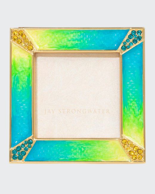 Jay Strongwater Pave Corner Picture Frame 2