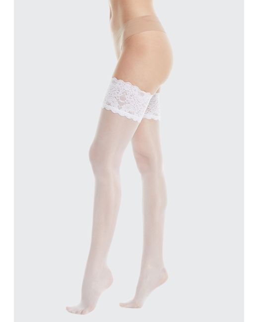Wolford Satin Touch Stay-Up Thigh-Highs