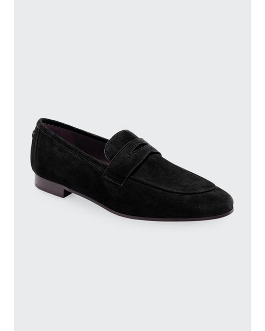 Bougeotte Suede Slip-On Penny Loafer