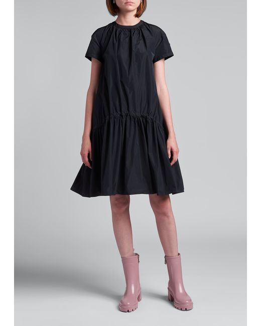 Moncler A-Line Drawcord Dress