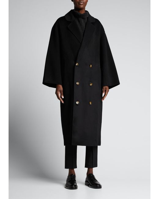 Loulou Studio Oversized Double-Breasted Wool Coat