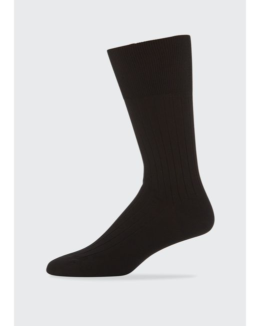 Marcoliani Rib-Knit Cotton Socks