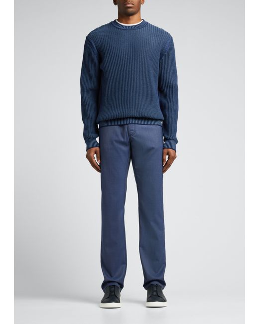 Z Zegna Ribbed Cashmere Sweater