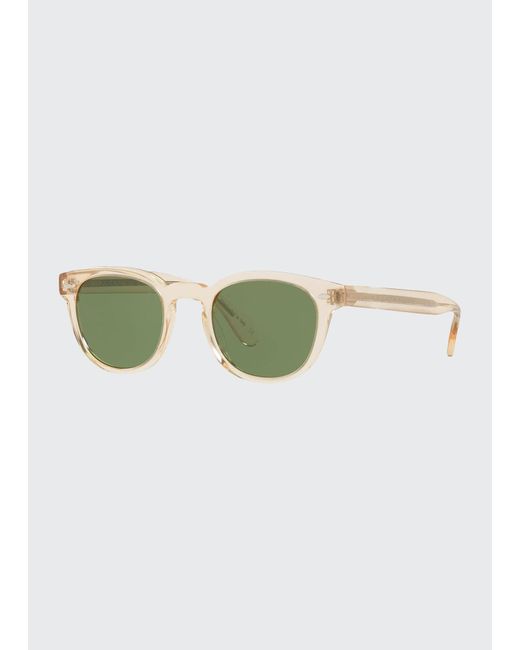 Oliver Peoples Sheldrake Round Sunglasses