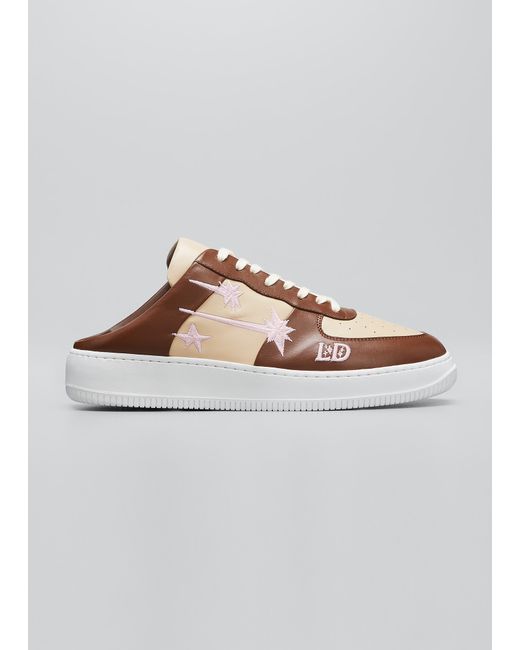 Lost Daze Space Force 1 Leather Sneaker Mules