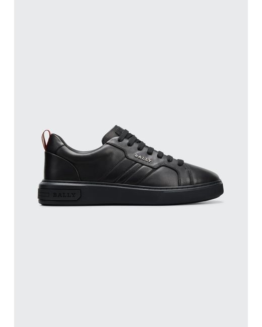 Bally Maxim Leather Low-Top Sneakers