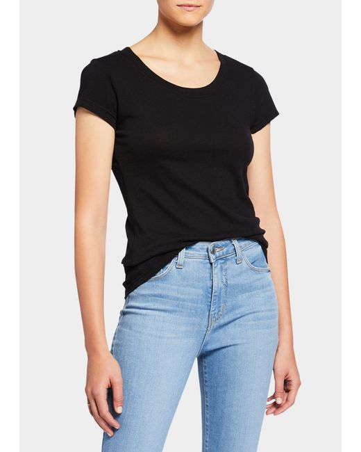 L'agence Cory Scoop-Neck Tee