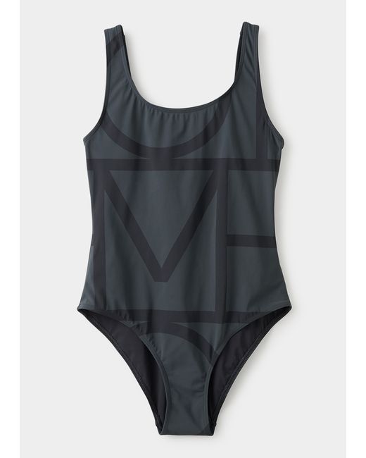Totême Monogram High-Leg One-Piece Swimsuit