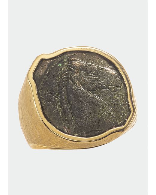 Jorge Adeler 18K Ancient Tanit Coin Ring