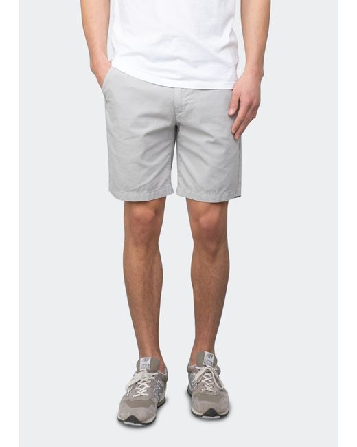 Save Khaki Solid Twill Shorts